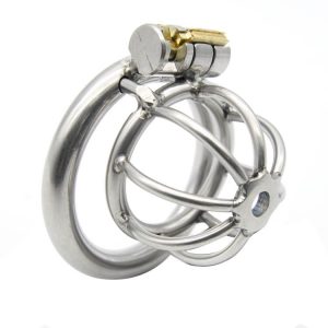 Stainless Steel Male Chastity 4