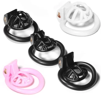 2023 Super Small Penis Ring Sissy Chastity Cage Locked In Lust Male Chastity Device With Innievader 1