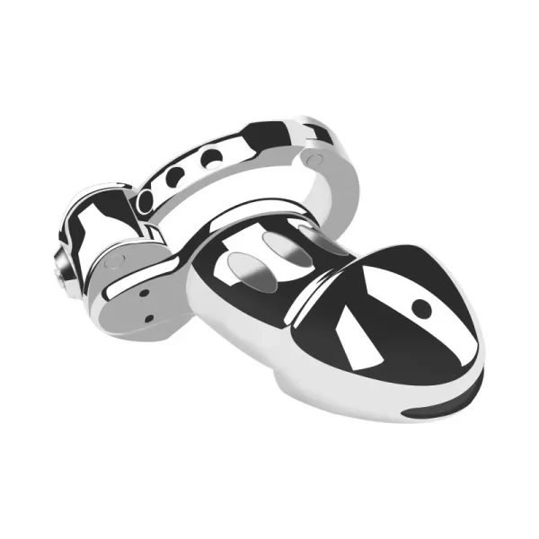 2024 New Male Chastity Lock Adjustable Penis Ring Metal Cock Cage Male Penis Urethra Locking Sex 2