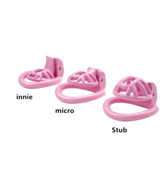 BDSM-Chastity-Cage-Super-Small-Penis-Ring-Locked-Male-Chastity-Device-with-4-rings-sex-toys