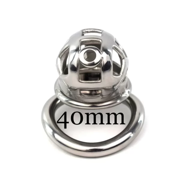 Curved Stainless Steel Male Chastity Device Cock Cage For Men Metal Locking Belt Cock Ring Sex 2