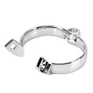 Lockable Chastity Belt Penis Cock Ring Sleeve Lock Metal Cock Cage Male Chastity Device Sex Toys 1