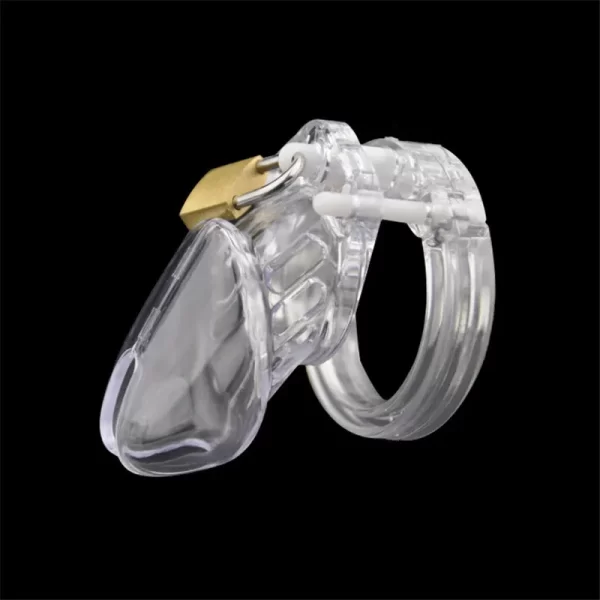 Male Chastity Cock Cages Sex Toys For Men Penis Belt Lock Five Penis Rings Cock Ring 4
