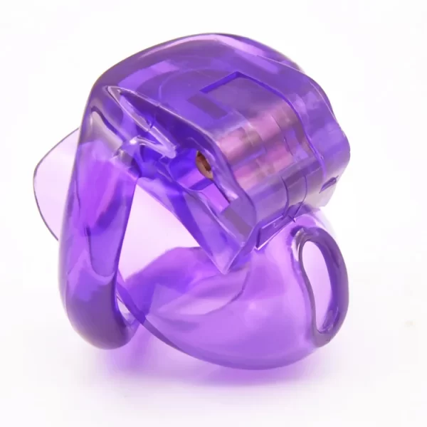 Male Chastity Device Cock Cage With 4 Rings Cock Ring Sleeve Lock Penis Cage Bondage Belt 4