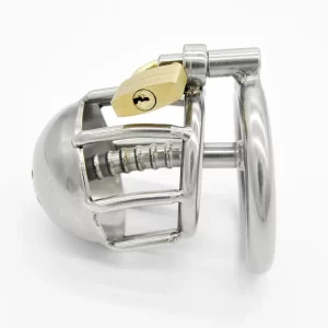 Metal Chastity Cage Urethral Catheter Cock Ring Penis Lock Male Chastity Device BDSM Cbt Sex Toys 1