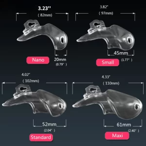 Mini Small HT V3 Male Chastity Cage With Four Size Penis Ring Chastity Bondage Device Adult 1