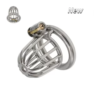 New Male Metal Chastity Lock Penis Cage Male Chastity Belt Anti cheating Bondage Belt Couples Flirting