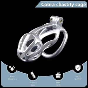 New Mamba Cobra CB Lock Male Chastity Lock Chastity Device Penis Ring Cock Cage Anti Cheating