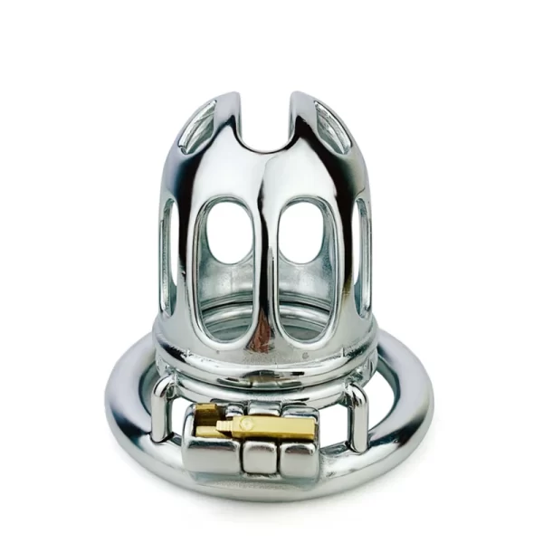 Stainless Steel Man Chastity Cage Open Mouth Breathable Metal Chastity Cock Cage Chastity Restraint Device Adult 2